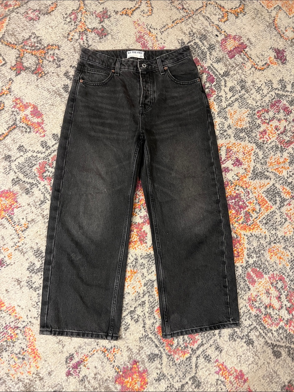 We The Free Women's Black Boyfriend Jeans